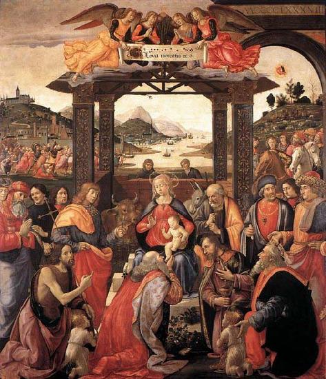 GHIRLANDAIO, Domenico Adoration of the Magi